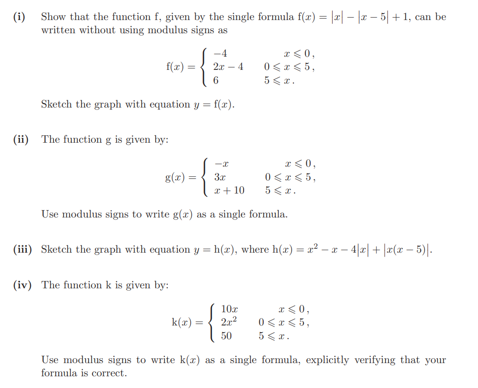 STEP 2 Section A: Pure Maths Question