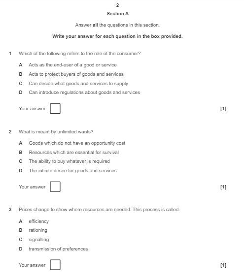 sample question