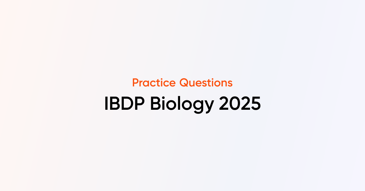 Free IB DP Biology 2025 Exam Questions TutorChase